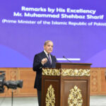 Prime Minister Muhammad Shehbaz Sharif addresses the International Conference on Girls' Education