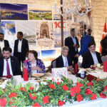 Turkish Consulate hosted a dinner in honor of the Novelist and descendant of Ottamon Sultan Mourad V. Sindh Governor Kamran Tessori, Chief Minister Syed Murad Ali Shah and CG of Turkiye are also seen in the picture