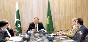 Federal Minister for Planning, Development & Special Initiatives, Ahsan Iqbal, chairing a high-level meeting to review proposals for the Public Sector Development Programme (PSDP) 2025-2026.