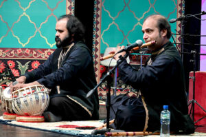 Flutist Salman Adil mesmerizes the audience with his flute performance at the Cultural Evening, honoring delegations of the International Conference on Girls’ Education at PNCA