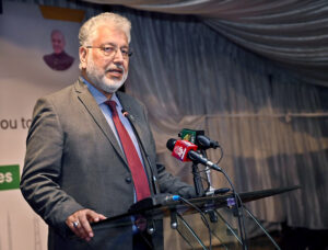 Chairman HEC Dr Mukhtar, addresses a dinner night in honour of the foreign delegates attending the Commonwealth Asia Youth Alliance (CAYA) Summit 2025, hosted by The Higher Education Commission (HEC) of Pakistan at HEC.