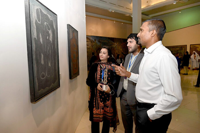 Delegates of the International Conference on Girls’ Education the national art gallery at PNCA