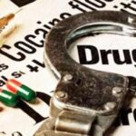 Drug peddler held during encounter