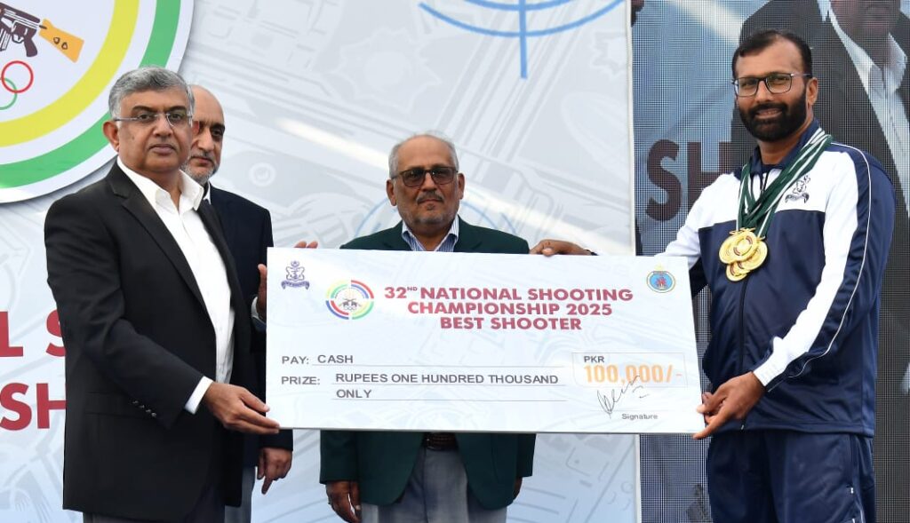 Pakistan Navy clinches champions title of 32nd National Shooting Championship