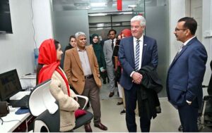 Frederico Silva, Ambassador of Portugal being briefed during his visit to APP Headquarters.