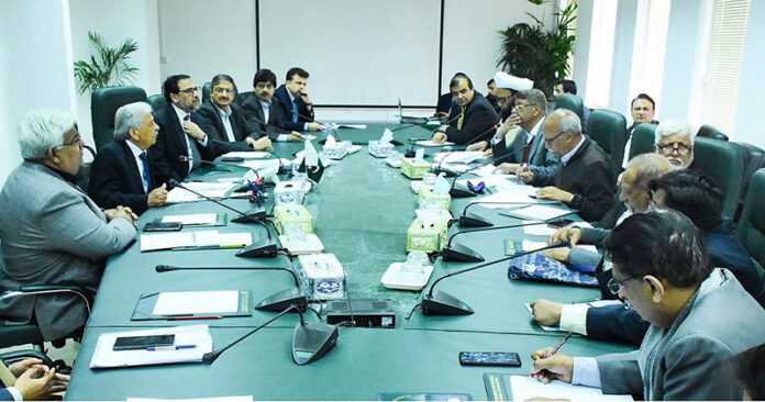 Meeting of the Sugar Advisory Board chaired by Federal Minister for Industries and Production Rana Tanveer Hussain
