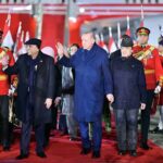President Asif Ali Zardari and Prime Minister Muhammad Shehbaz Sharif receive the President of Turkiye H.E. Recep Tayyip Erdogan upon his arrival for his two day official visit of Pakistan