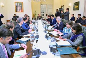 Prime Minister Muhammad Shehbaz Sharif chairs a meeting to review Task Management System for Privatization and the ongoing process of Privatization of SOEs.