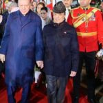 Prime Minister Muhammad Shehbaz Sharif receive the President of Turkiye H.E. Recep Tayyip Erdogan upon his arrival for his two day official visit of Pakistan
