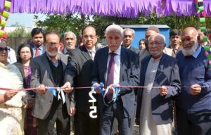 Federal Minister for Maritime Affairs Qaiser Ahmed Sheikh addresses the opening ceremony of the Silver Jubilee celebrations of Chiniot Islamia School & College Canal Road on 25 years of its excellence.