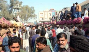 Due to fluctuating prices, consumers are buying onions and potatoes at the local fruit and vegetable market to stock up for the upcoming holy month of Ramadan.