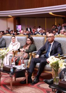 Minister of State for Information Technology and Telecommunications Shaza Fatima Khawaja attended the Pak-Saudi Business Forum in Riyadh. Along with her H.E Deemah Al Yahya, Secretary General DCO and Ambassador of Pakistan to KSA