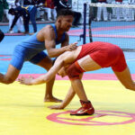 Players in action during ‘Khelta Punjab’ Inter-Division Games 2025 at Punjab Stadium