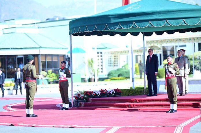 Prime Minister Muhammad Shehbaz Sharif and the President of Turkiye H.E. Recep Tayyip Erdogan receive guard of honor at PM House
