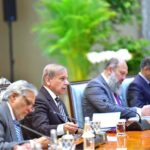 Prime Minister Muhammad Shehbaz Sharif and President of Uzbekistan H.E. Shavkat Mirziyoyev hold delegation level talks in Tashkent