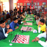 Chess players participating in chess tournament fide rated under supervision of CFP at Public school