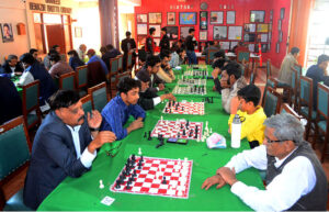 Chess players participating in chess tournament fide rated under supervision of CFP at Public school