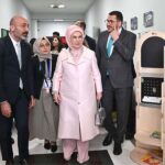 The First Lady of Turkiye, Mrs. Emine Erdogan, visited the Maarif School in Sector H-8