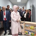 The First Lady of Turkiye, Mrs. Emine Erdogan, visited the Maarif School in Sector H-8