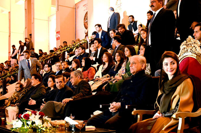 Prime Minister Muhammad Shehbaz Sharif and Chief Minister Punjab Maryam Nawaz witnesses the Horse and Cattle Show