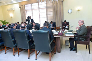 Prime Minister Muhammad Shehbaz Sharif chairs a review meeting regarding power sector