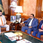 Governor Sindh Kamran Khan Tessori meeting with High Commissioner of Bangladesh, Iqbal Hussain Khan at Governor House