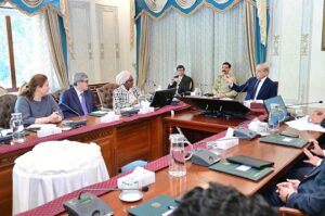 A delegation of World Bank Executive Directors called on Prime Minister Muhammad Shehbaz Sharif.