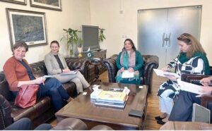 A 3-member BMZ delegation headed by Ms. Christiane Amari meeting with Coordinator to PM for Climate Change, Romina Khurshid Alam