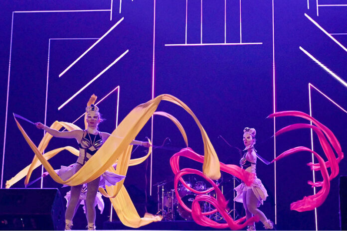 Participants showcase various performances during the inaugural ceremony of the National Horse and Cattle Show 2025 at Fortress Stadium