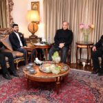 Prime Minister Muhammad Shehbaz Sharif meets Speaker National Assembly Sardar Ayaz Sadiq