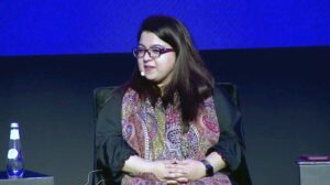 Minister for State IT&T Shaza Fatima engaged in Ministerial Talk, hosted by Digital Cooperation Organisation. Minister Advocates Ethical Al Governance at LEAP 2025. The Ministerial panel, titled "Shaping the Future of Ethical Al: Multilateral Perspectives on Governance and Risk Management".