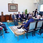 Prime Minister Muhammad Shehbaz Sharif meets with Makhtar Diop, Managing Director and Executive Vice President of the International Finance Corporation (IFC), the private sector investment arm of the World Bank Group (WBG)