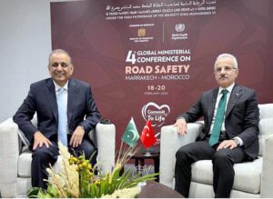 4th Global Ministrial Conference on Road Safety, Fed. Minister for Communications Abdul Aleem Khan held meeting with Minister Transport of Turkiye Mr. Abdul Kadir Uraloglu.