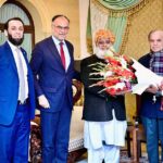 Prime Minister Muhammad Shehbaz Sharif meets with the President of Jamiat Ulema-e-Islam (F), Maulana Fazal-ur-Rehman