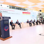 Ambassador of France to Pakistan, Nicolas Galey, addressing the inauguration ceremony of Karachi Literature Festival at a local hotel