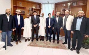 Consul General, Hussain Muhammad visits the Ismaili Centre Dubai to offer condolences on the passing of His Highness Prince Karim Al-Hussaini Aga Khan IV