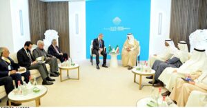 Prime Minister Muhammad Shehbaz Sharif and H.H. Sheikh Ahmad Abdullah Al-Ahmad Al-Sabah, Prime Minster of the State of Kuwait met on the sidelines of the World Governments Summit (WGS) 2025.