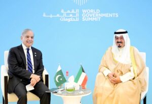 Prime Minister Muhammad Shehbaz Sharif and H.H. Sheikh Ahmad Abdullah Al-Ahmad Al-Sabah, Prime Minster of the State of Kuwait met on the sidelines of the World Governments Summit (WGS) 2025.