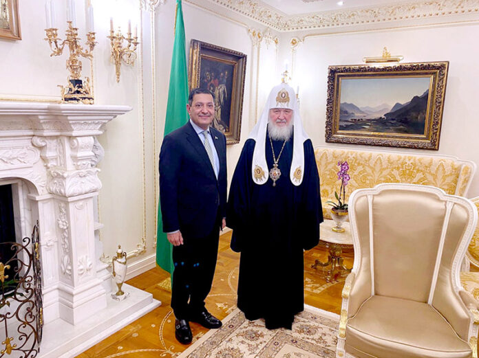 Ambassador of the Islamic Republic of Pakistan, Muhammad Khalid Jamali calls on His Holiness Patriarch Kirill of Moscow and All Rus’, Head of the Russian Orthodox Church