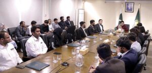 Minister of State for Information Technology and Telecommunication, Shaza Fatima Khawaja interacted with NUST engineering students.