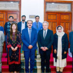 The Hungarian delegation, headed by Tamás Vargha, Deputy Minister of Defence and Co-Chair of the Pakistan-Hungary Joint Economic Commission along with Béla Fazekas, Ambassador of Hungary to Pakistan during a visit to the Special Investment Facilitation Council (SIFC)