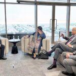 Minister of State for IT and Telecommunication, Ms. Shaza Fatima Khawaja meeting with Mr. Barry Xu, Vice President ME&CA Cloud Huawei in Riyadh