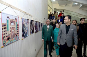 Additional Deputy Commissioner General Umar Farooq is leading the walk organized to express solidarity with the people of Indian Illegally Occupied Jammu and Kashmir (IIOJK) on the occasion of Kashmir Solidarity Day.