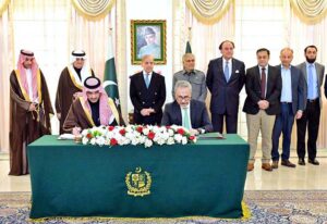 Prime Minister Muhammad Shehbaz Sharif witnesses signing of Oil Import Financing Facility/Loan Agreement for Gravity Flow Water Scheme, Mansehra.