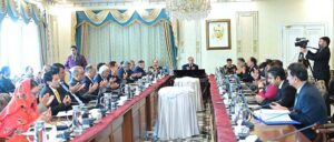 Prime Minister Muhammad Shehbaz Sharif chairs the Federal Cabinet Meeting.