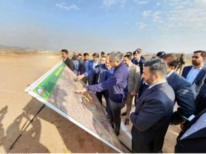 Federal Minister for Interior Mohsin Naqvi visiting the new joint venture of CDA and DHA, Margalla Enclave.