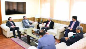 Federal Minister for National Food Security & Research, Rana Tanveer Hussain, met with a delegation from the International Cotton Advisory Committee (ICAC) led by ICAC Executive Director, Eric Trachtenberg.