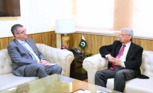 Federal Minister for National Food Security & Research, Rana Tanveer Hussain, met with a delegation from the International Cotton Advisory Committee (ICAC) led by ICAC Executive Director, Eric Trachtenberg.
