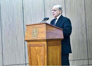 Prime Minister Muhammad Shehbaz Sharif addresses Overseas Pakistanis Global Foundation's Convention.