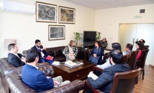 Chairperson of the Pakistan Red Crescent Society, Farzana Naek meets Prime Minister’s Coordinator on Climate Change, Romina Khurshid Alam on February 11, 2025 in the M/o Climate Change & Environmental Coordination. Both sides discussed various matters of bilateral interests related to climate change, environmental conservation and protection.